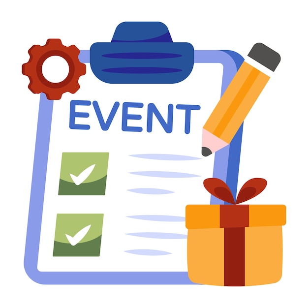 Vector perfect design icon of event list