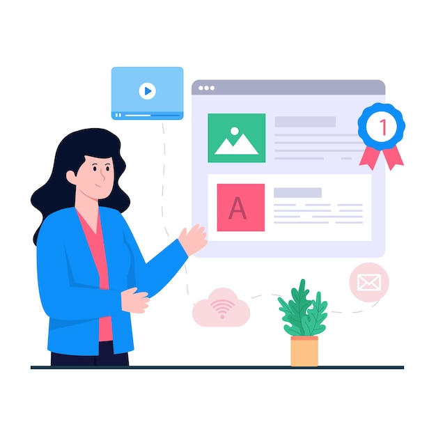 perfect design illustration of awarded website