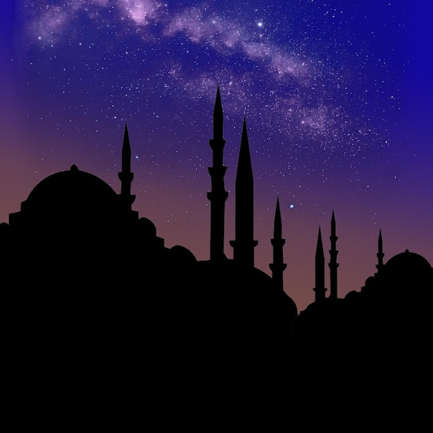 Vector perfect islamic background vector for ramadan kandil laylat alqadr or kadir gecesi themes