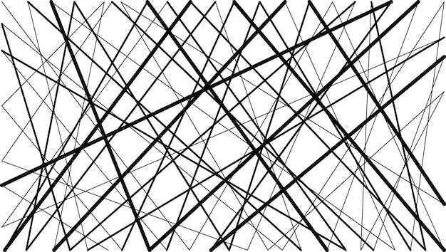 Vector perfect random abstract lines for background