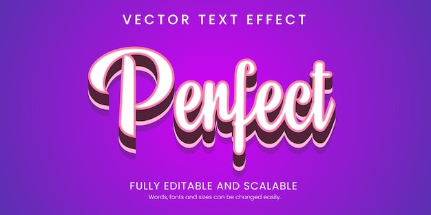 Perfect teksteffect