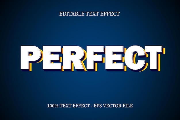 Perfect Text Effect Modern Style