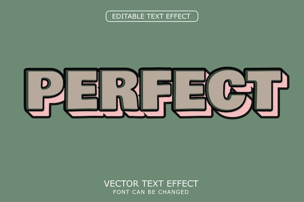 perfect text effect