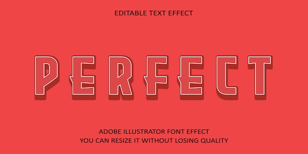 perfect text font effect