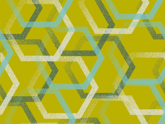 perforated hexagon geometric seamless vector pattern gradient d