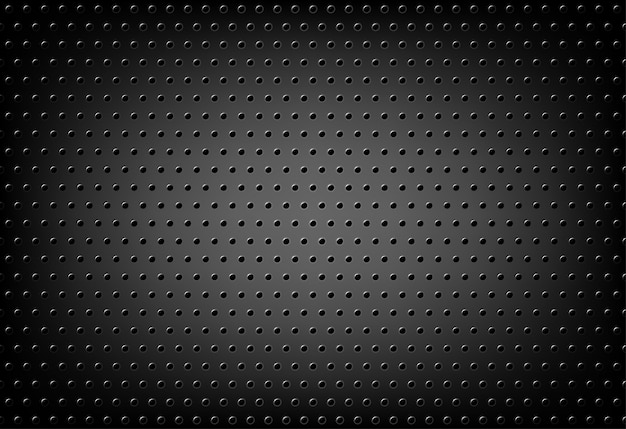 Perforated metal grid background