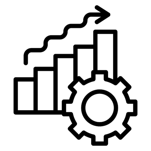 Performance Metrics icoon vector afbeelding Kan worden gebruikt voor actieplan