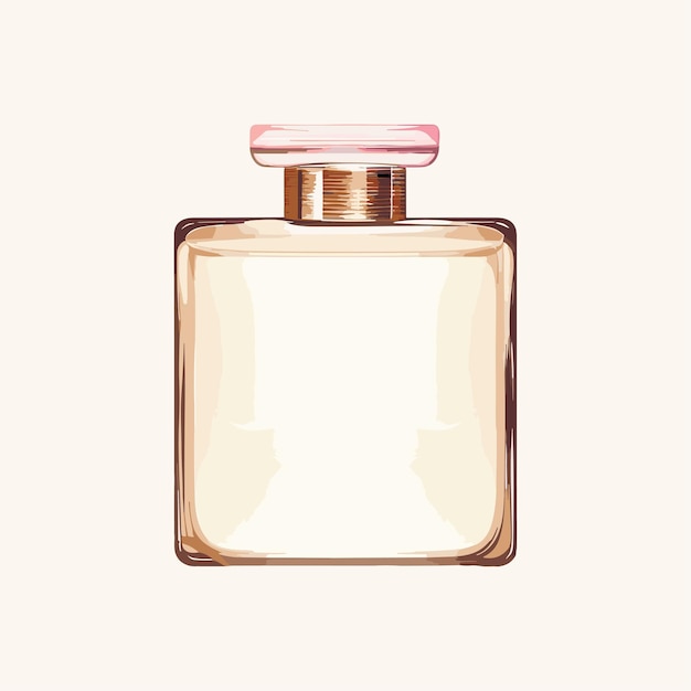 Perfume bottle illustration