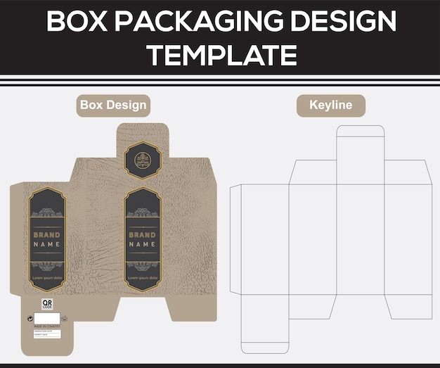 Perfume Box Packaging Design Templates for International Packaging Companies