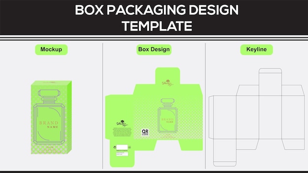 Perfume box packaging design