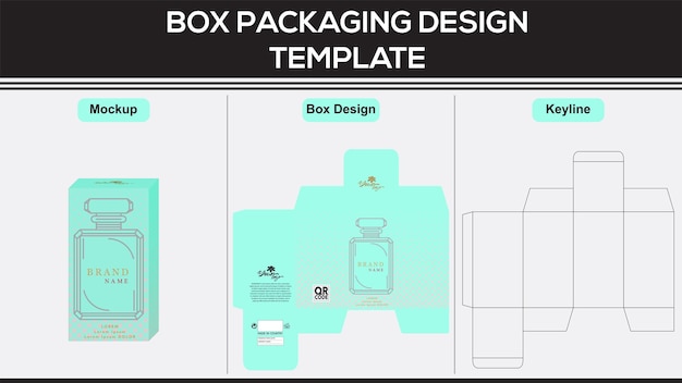 Design dell'imballaggio della scatola di profumo