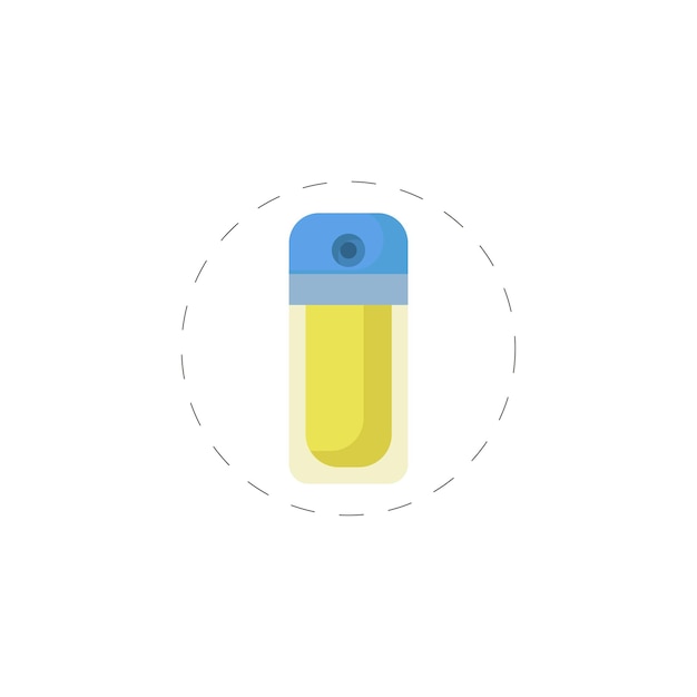 Perfume colorful flat vector icon