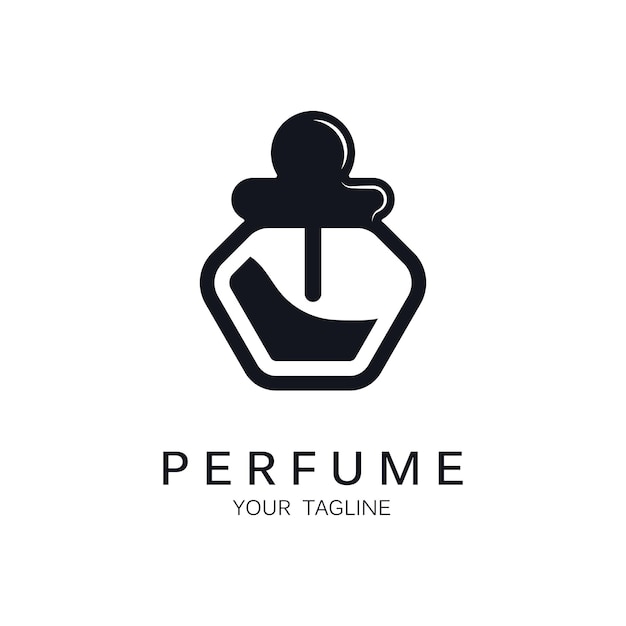 perfume logo vector icon illustration design logo for lifestyle perfume shop and brand company