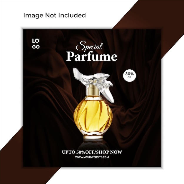 perfume social media post design template