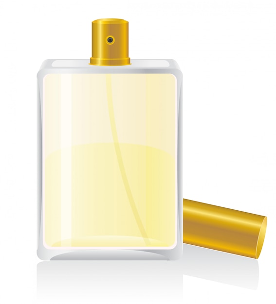 Perfumes in bottle vector illustration