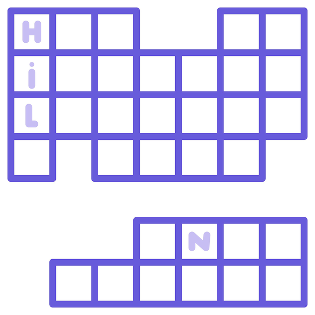 Vector periodic table vector illustration