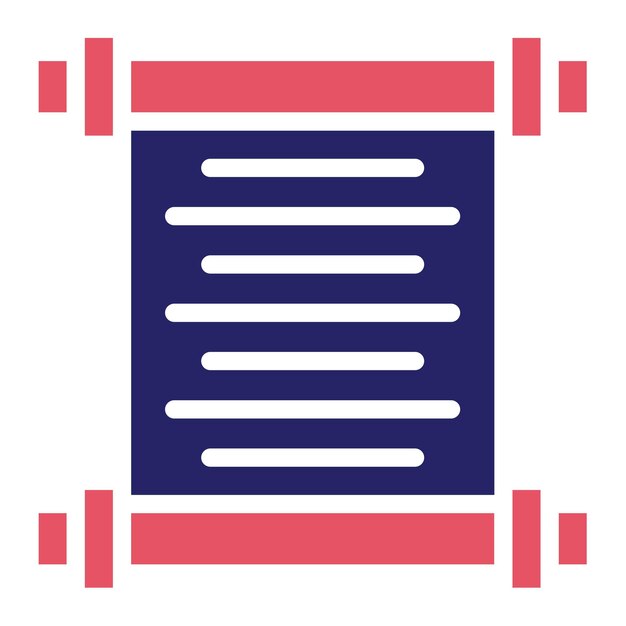 Perkament vector icoon illustratie van de geschiedenis iconset