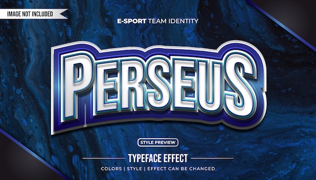 Vector perseus text effect