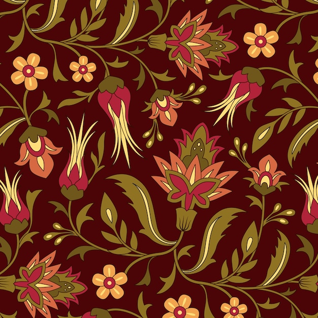 ペルシャ絨毯模様のデザイン