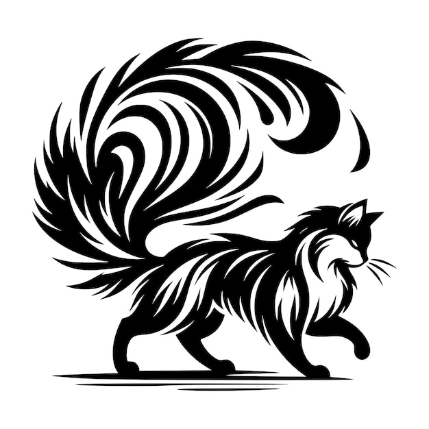 Persian cat vector