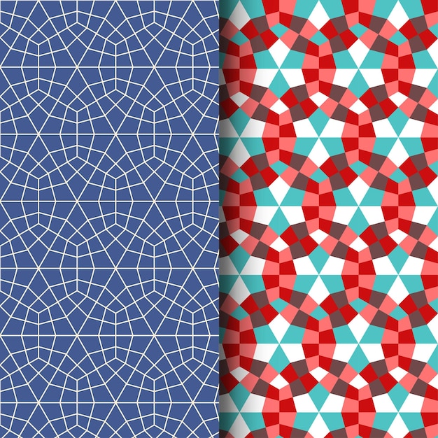 Design del motivo geometrico islamico in vetro persiano orosi