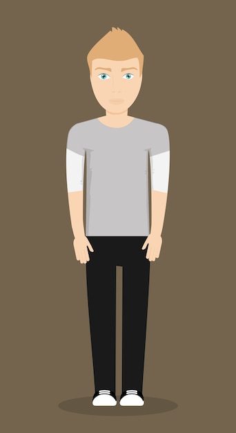 Vector person design.