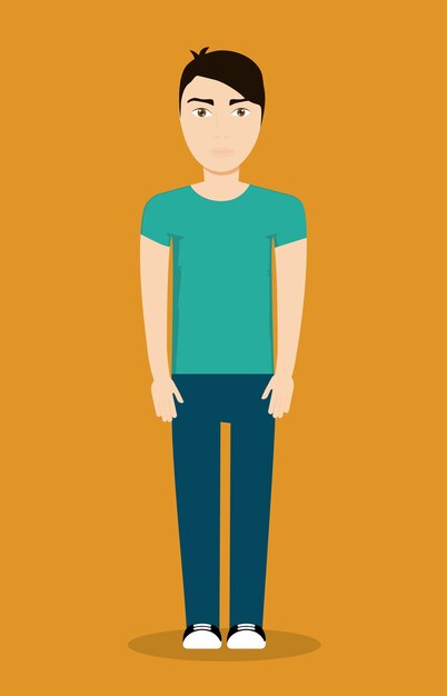 Vector person design.