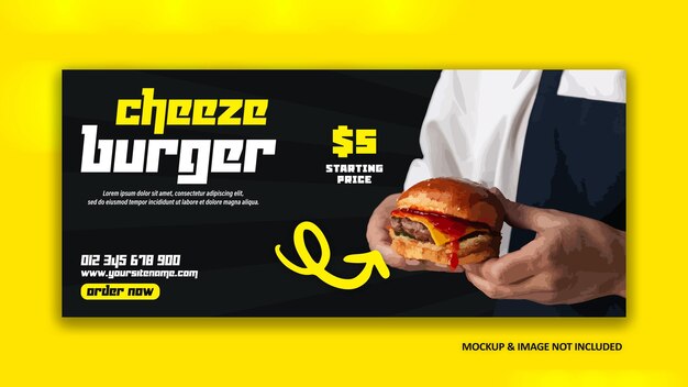 Vector a person holding a hamburger that says cheque cheese on it