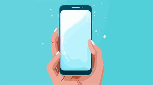 a person holding a phone with the ocean on the screen