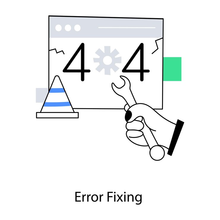 Vector a person is holding a calendar with the word error on it.