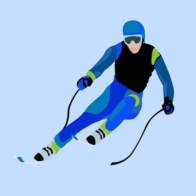 Vettore persona che guida l'illustrazione dello snowboard, snowboard silhouette sci, sport