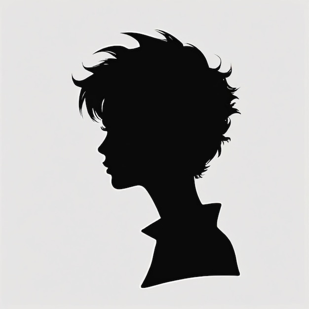 Vector person silhouettes cartoon vector background