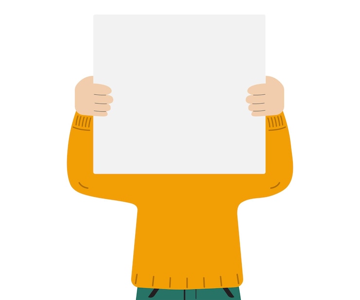Vector person thinking which path to choose making decision concept illustration