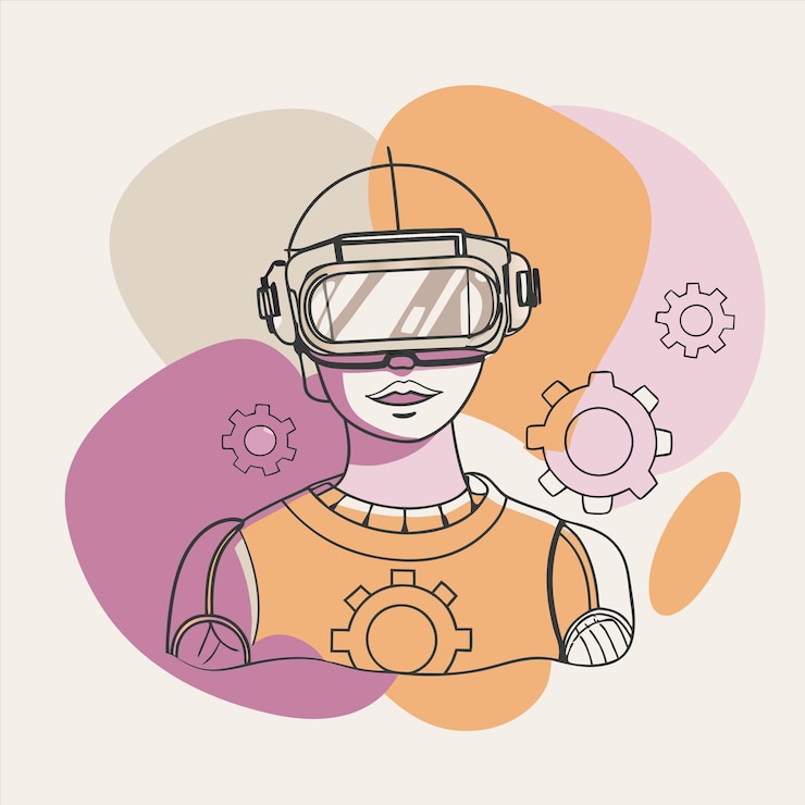 Vector a person wearing a mask with the eyes closed and the words quot goggles quot on it