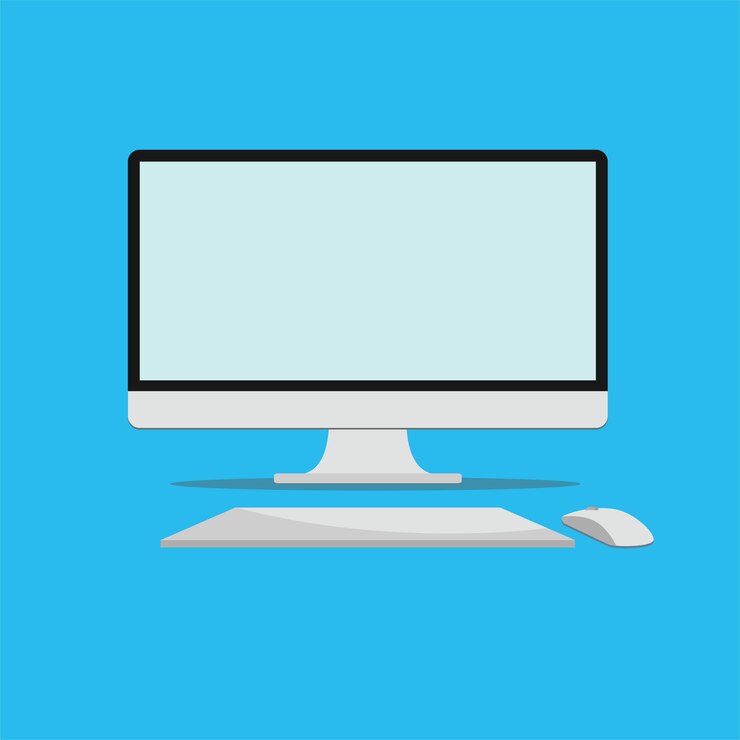 Vector personal computer set
