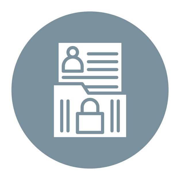 personal data breach icon vector image can be used for compliance and regulation