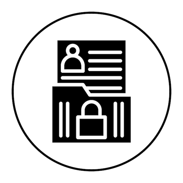personal data breach icon vector image can be used for compliance and regulation