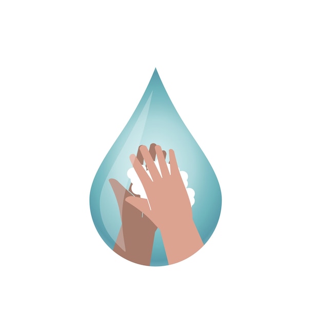 Personal hand hygiene disease prevention and medical educational infographics how to wash your hand