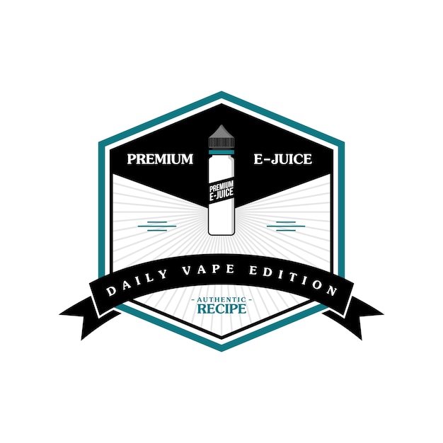 Distintivo di etichetta liquida e-cigarette per vaporizzatore personale