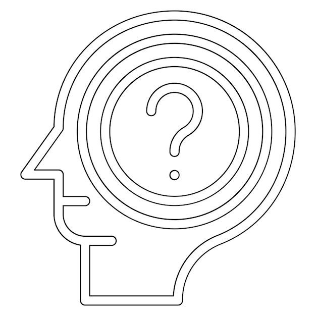 personality vector icon illustration of mental health iconset