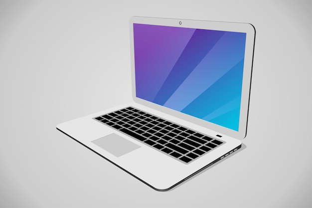 Perspectief van Laptop