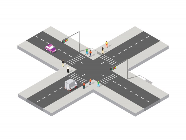 वेक्टर perspective isometric view