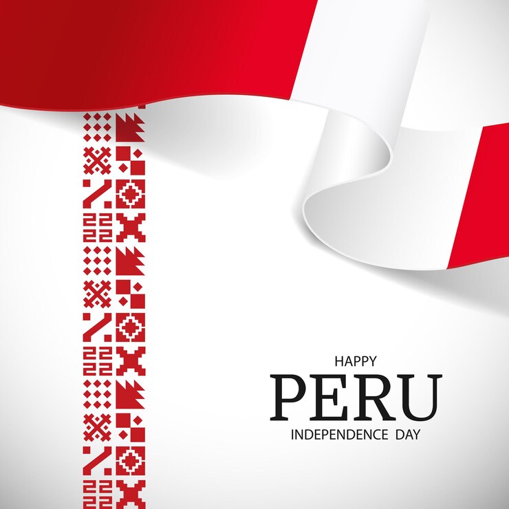 Peru Independence Day National pattern