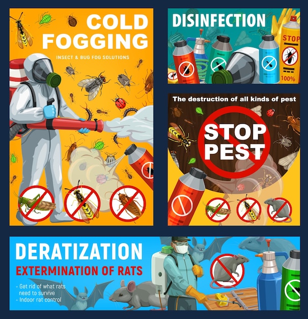 Pest control disinfestation and deratization