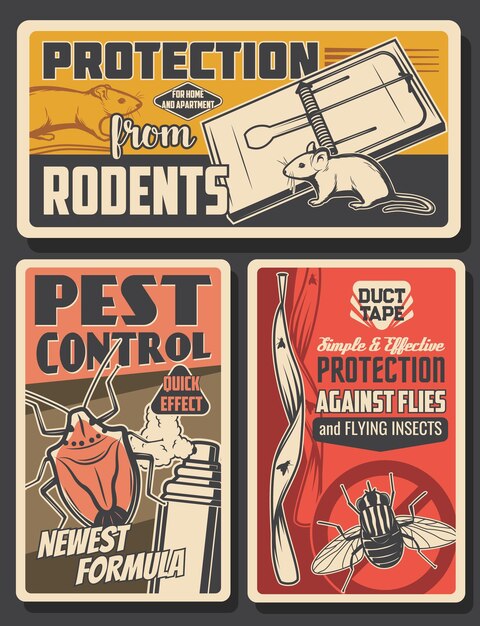 Vector pest control insects and rodents extermination