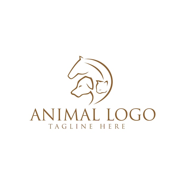 Pet  Animals Logo Template