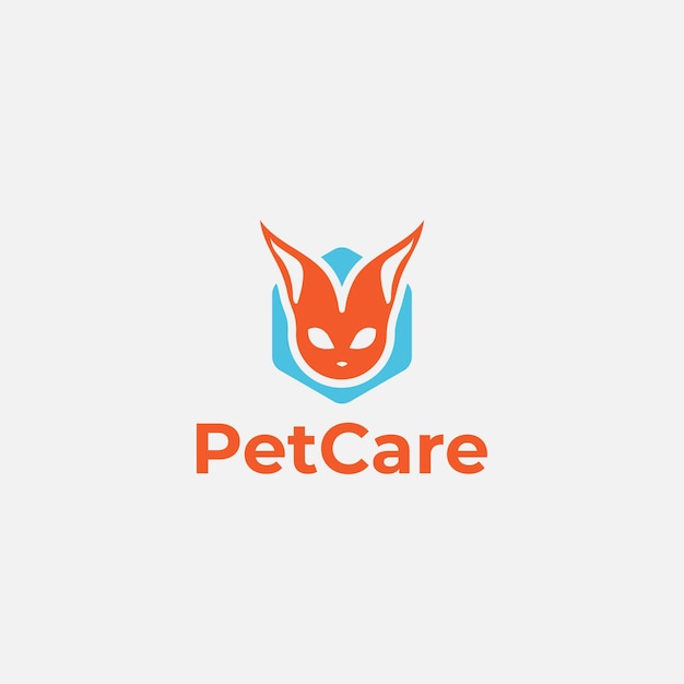 Pet care logo animal design concept health logo animal lover logo concept