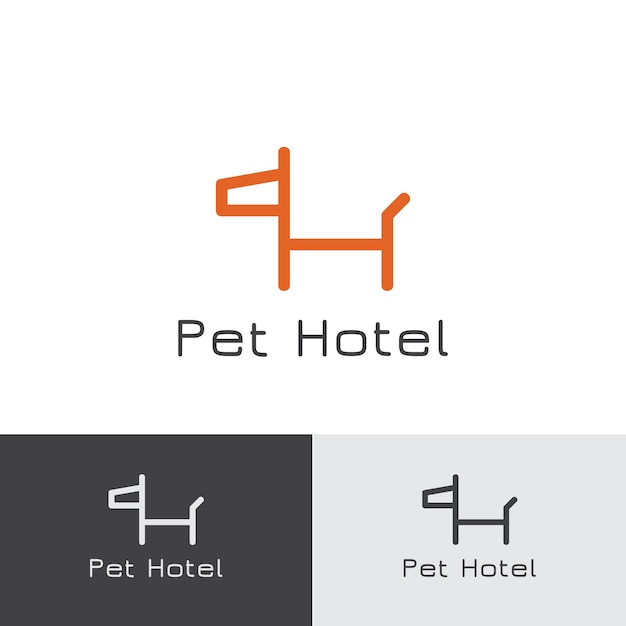 Pet logo minimal concept