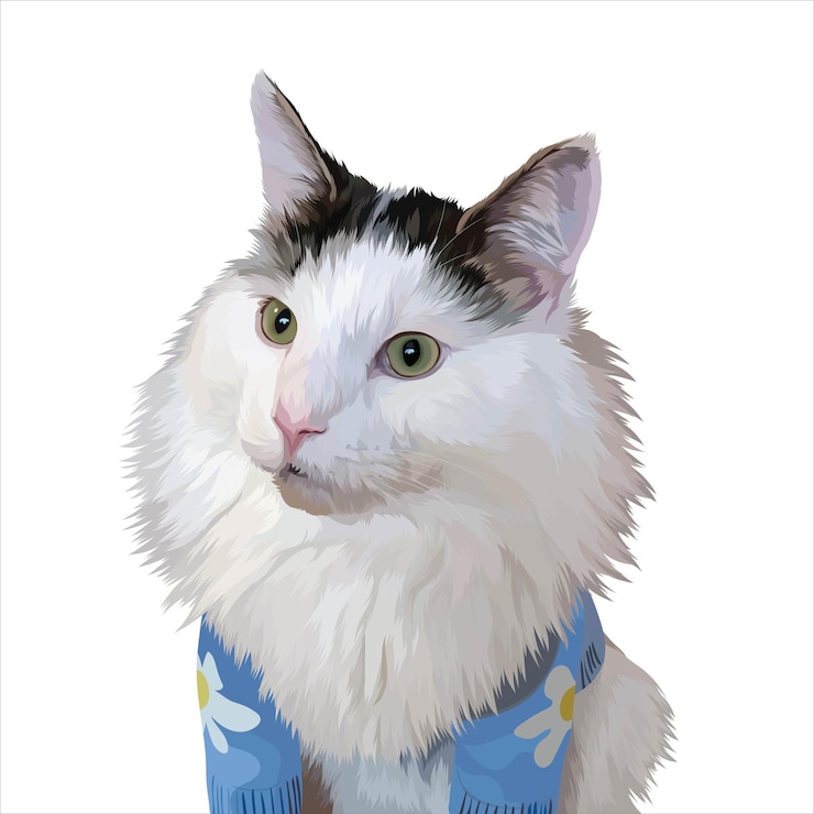 Vector 애완동물 초상화