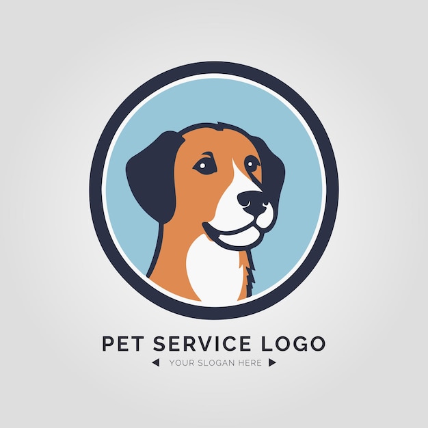 Pet Service Logo Concept for Company and Branding